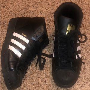 Pro model high top adidas